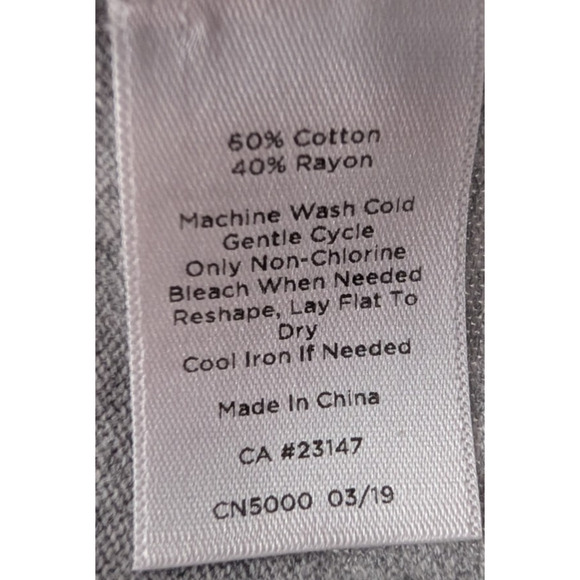 Talbots Petite Gray French Bulldog Graphic Sweater Classic Preppy Parisian Chic - Picture 8 of 9